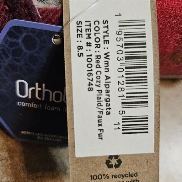 Toms Red Plaid Shoes - Picture 5 of 5